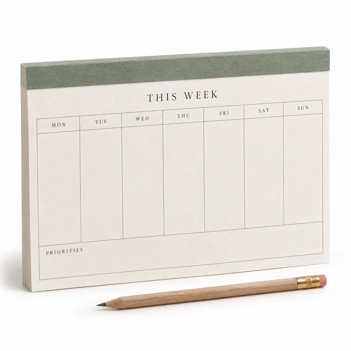 Quiet Week Desk Planner