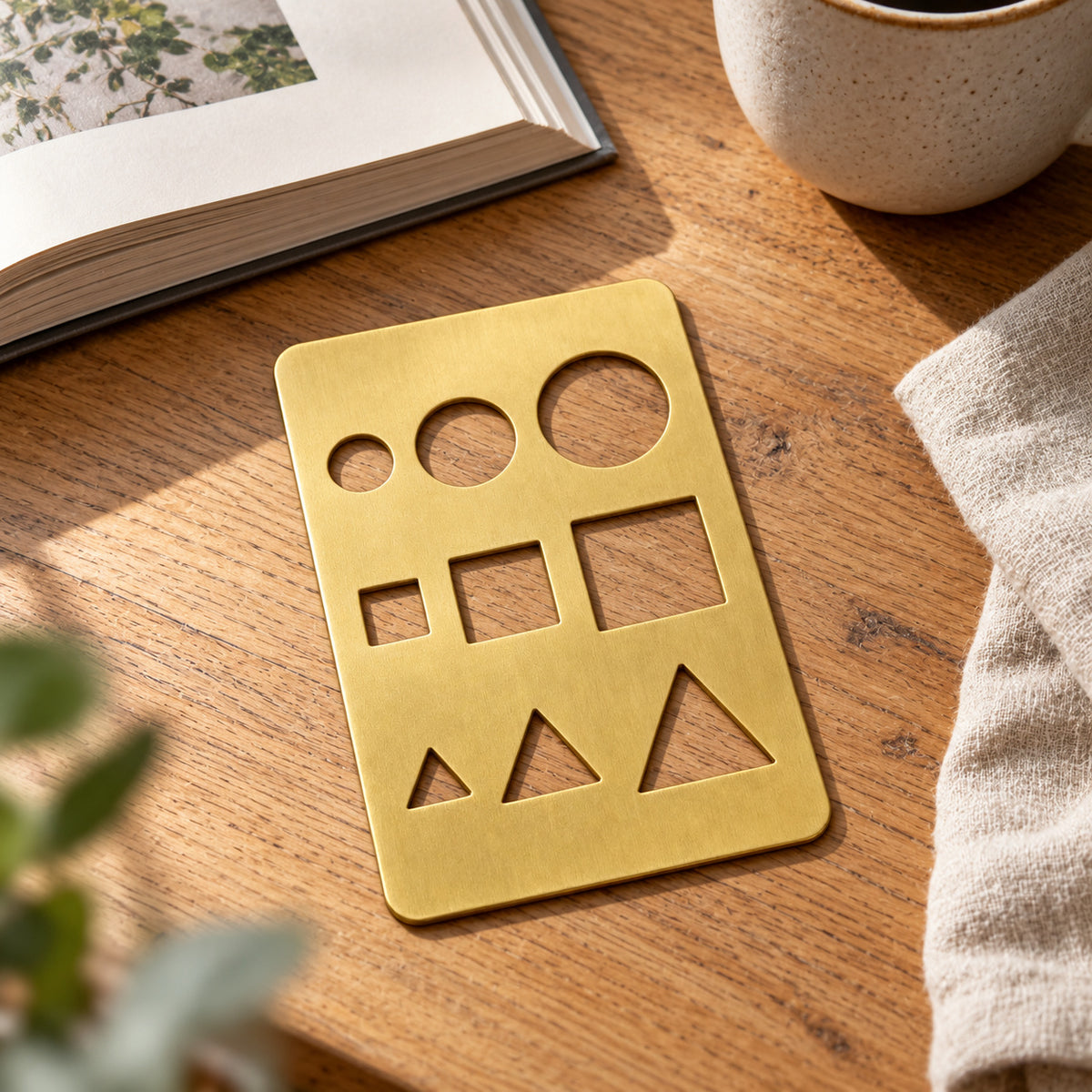 Gridline Brass Geometry Template