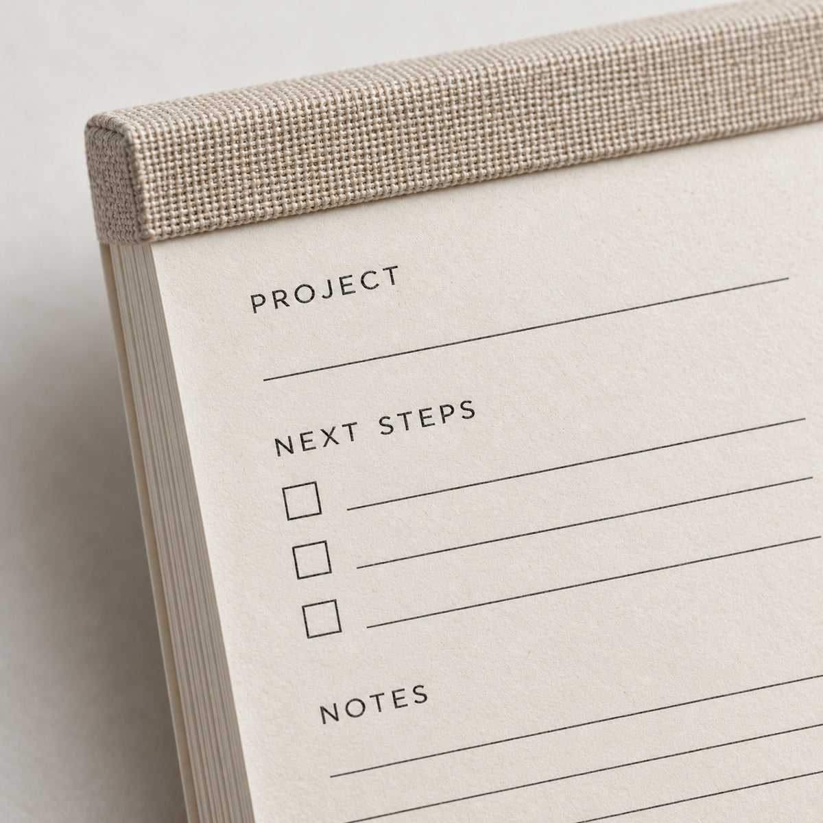 Three-Step Project Notepad