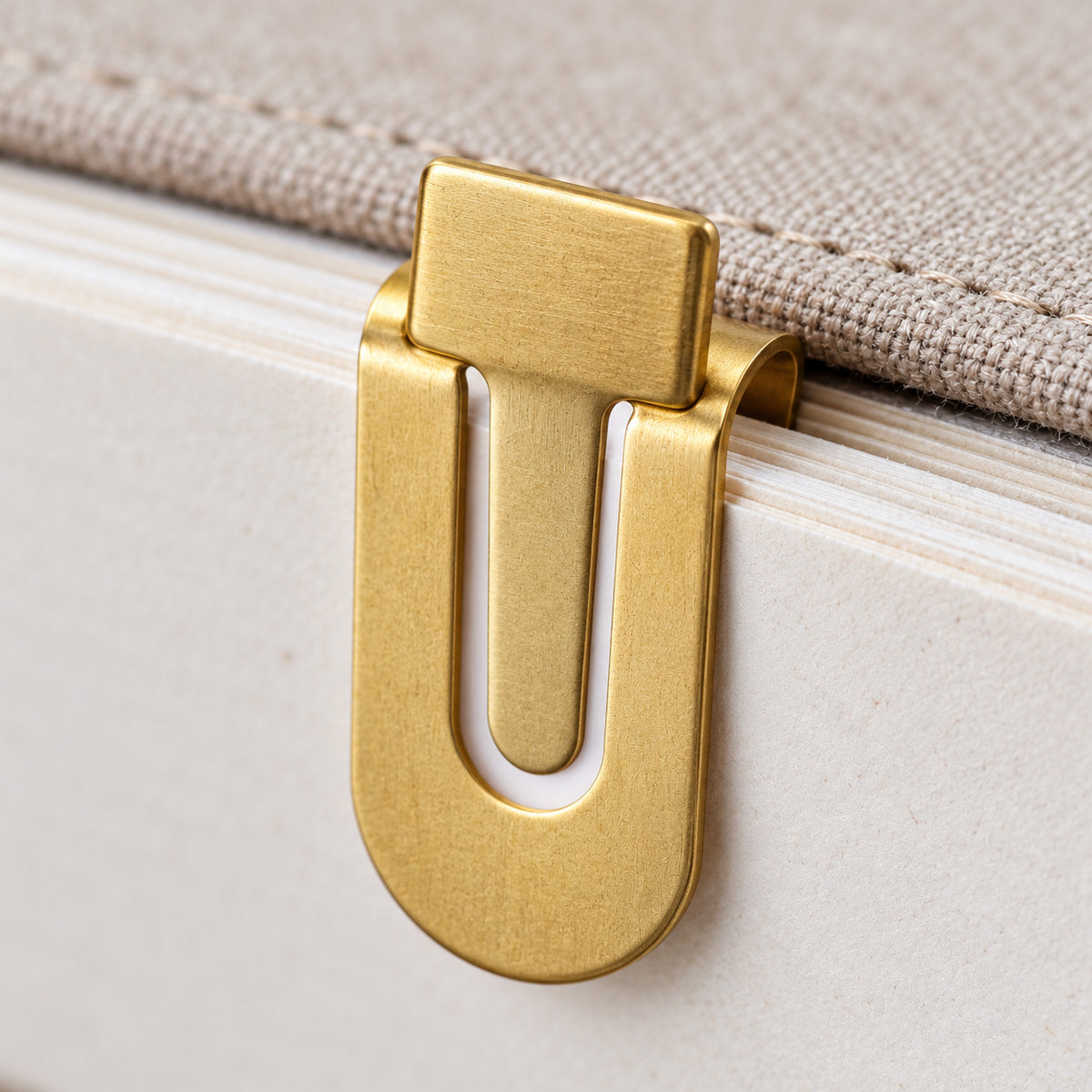 Step Brass Index Clips - Set of Six