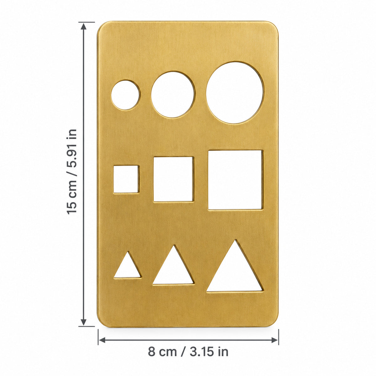 Gridline Brass Geometry Template